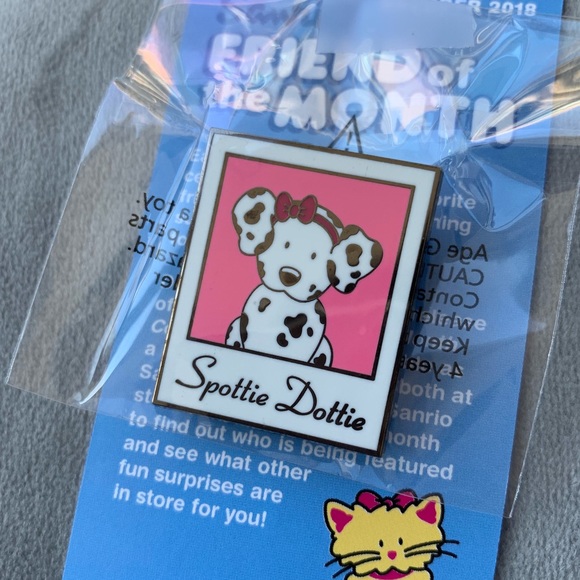 Sanrio Accessories - NWT SANRIO Spottie Dottie Friend of the Month Pin
